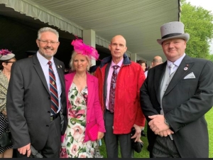 Bridge for Heroes attend Royal Garden Party